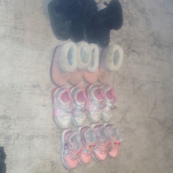 TWIN LOT! 8 pairs of size 9 girls shoes and boots - Picture 2 of 2